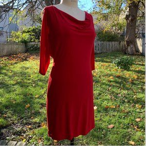 For Valentine's Day?    Red Body-Skimming Dress